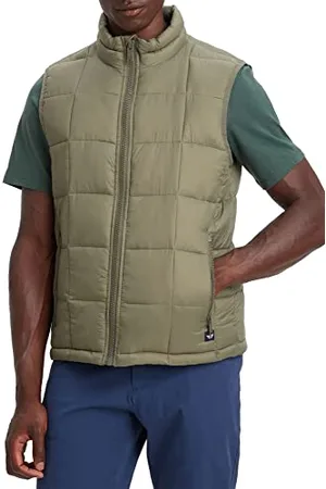 Dockers Hombre Nylon Lightweight Quilted Vest, , XL