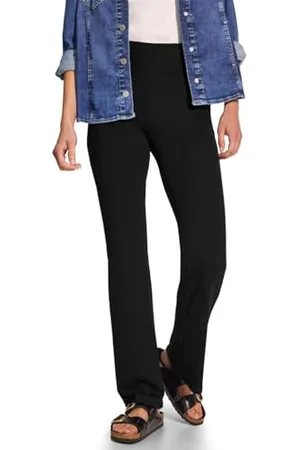 CECIL Damen B378075 Bootcut Leggings, Black, 48