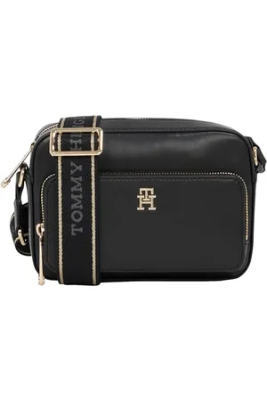 Tommy Hilfiger Damen Umhängetasche Joy Camera Bag Breiter Tragegurt, Schwarz (Black), Einheitsgröße