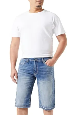 Blend Herren Denim Capri Jeans-Shorts, , XL