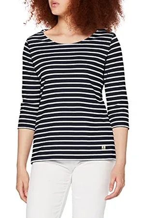 Armor.lux Damen Marinière Guerande Héritage Femme T-Shirt, , 34 (Herstellergröße: 0)
