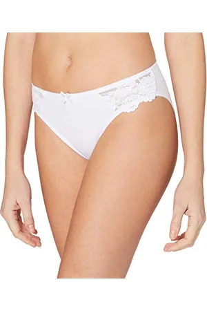 SASSA Damen Slip, Einfarbig, Gr. 38 (Herstellergröße: S), Weiß
