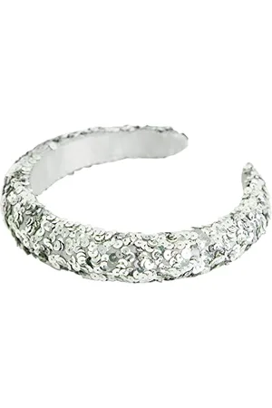 Maya Deluxe Damen Womens Embellished Headband for Ladies Adults Sequin Alice Band Bridal Hair Accessories Bridesmaid Evening Formal Stirnband, , One Size