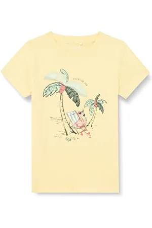 NAME IT Baby Girls NMFFABRINA SS TOP Box T-Shirt, , 86