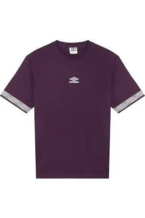 Umbro Herren Sports Style Supporters Tee T-Shirt, Potent Purple/White, XL