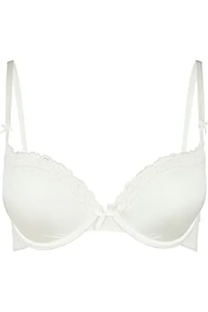 QS by s.Oliver Damen Push-Up BH mit Spitze und herausnehmbaren Pads