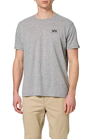 Alpha Industries Herren Basic T Small Logo T-Shirt, verdunkelnd, , X-Large