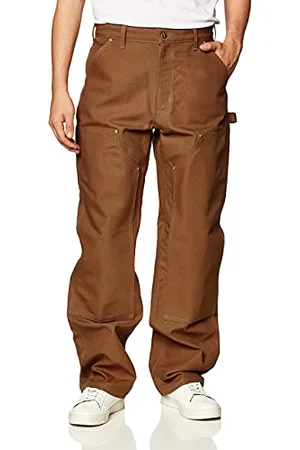 Carhartt Arbeitshosen Hosen Duck Double Front Logg B01, braun, W36L32