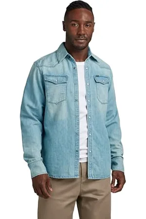 G-Star RAW Herren Premium 3301 Regular Denim Hemd
