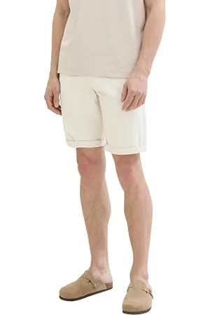 TOM TAILOR Herren Slim Chino Bermuda Shorts mit Stretch, , 36
