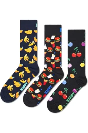 Happy Socks Unisex 3-Pack Classic Dog Socken, , 41-46 (3er Pack)