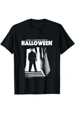 Halloween Michael Myers Ganz oben auf der Treppe T-Shirt