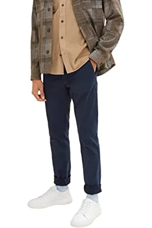 TOM TAILOR Herren Travis Slim Chino Hose mit Stretch, , 33/34