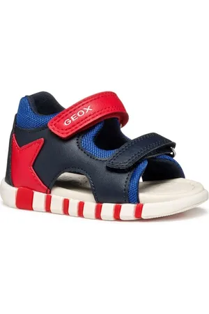 Geox Baby-Jungen B IUPIDOO Boy Sandal, Navy/Royal, 22 EU