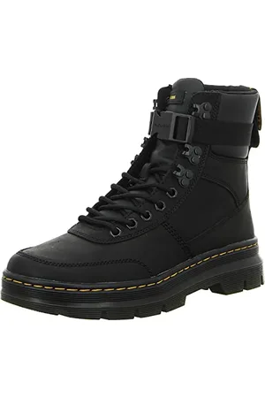 Dr. Martens Unisex Combs Amphibians, Black Wyoming & Black Pu Polyurethane, 44 EU