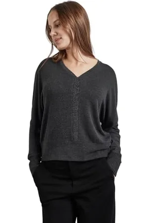 Street one Damen A322309 Shirt Mit Glitzer-Details, ,44