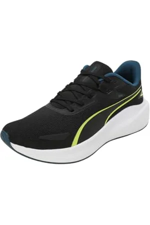 PUMA Unisex Skyrocket Lite Road Running Shoe, Black Ocean Tropic Lime Pow, 43 EU