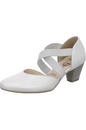 ARA Damen Toulouse Pumps, Weiß 031642, 39 EU