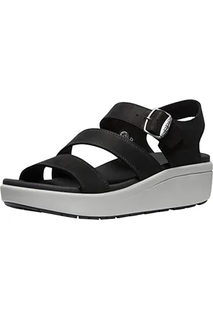 Keen Damen Ellecity Backstrap Slingback Sandalen, Black/Drizzle, 42 EU