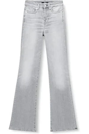 7 for all Mankind Damen JSQNC110DH Jeans, Grey, 31