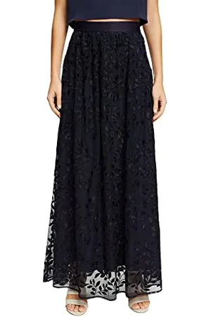ESPRIT Collection Damen Rock 022eo1d313, Navy, 36