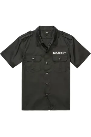 Brandit Security US Shirt Short Sleeve, Farbe: Black, Größe: XL