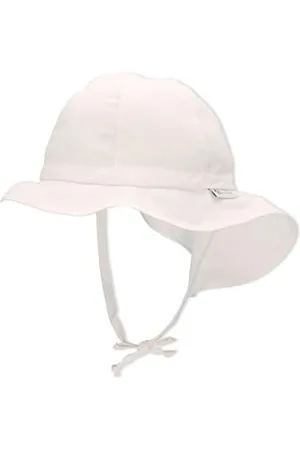 Sterntaler Sonnenhut - Unisex Sommerhut - UV-Schutz 50+ Mütze mit breiter Krempe und Größenregulierung - Nackenschutz - Bindebänder - Baby und Kinder Kopfbedeckung aus Popeline (Bio) - , Größe 45