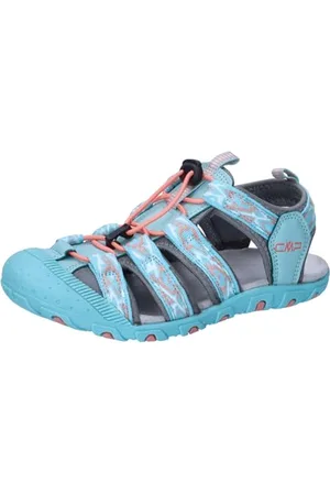 CMP Kids SAHIPH Hiking Sportliche Sandale, Hellblau-Orange (Acqua-Sunrise), 37 EU