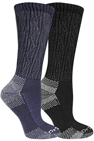 Scholl Damen Advanced Relief Diabetic & Ciculatory Crew (2er-Pack), Freizeitsocken, Denimschwarz, Schuhgröße 37-45