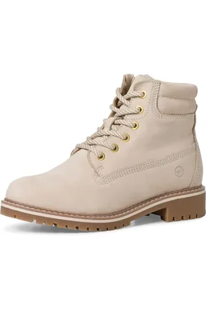 Tamaris Damen Schnürstiefel gefüttert Leder Blockabsatz Winter; /braun; 37 EU