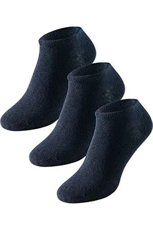 Schiesser Damen 3 Pack Damensneaker, Nachtblau, 35-38