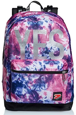 7 for all Mankind Wende-Rucksack, aus nachhaltigem Stoff, Geräumige Schultasche für Teenager, Mädchen und Jungen, 2 Muster, für Schule, Sport und Freizeit, Doubleface mit Trinkflaschenfach - mit Kopfhörer
