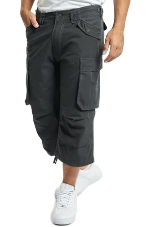 Brandit Industry Vintage 3/4 Shorts, Farbe: anthrazit, Größe: S