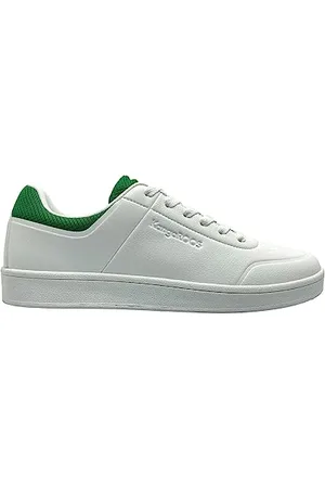 KangaROOS Unisex K-CH Sascha Sneaker, White/Green, 44 EU