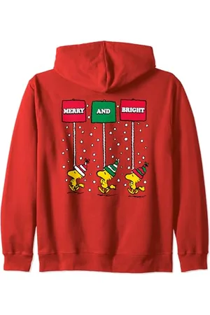 Peanuts Erdnüsse - Woodstock Merry Christmas And Bright Kapuzenjacke