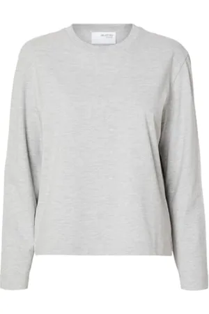 SELECTED Female T-Shirt Langärmeliges Boxy