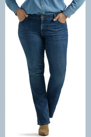 Lee Damen Legendary Mid Rise Bootcut Jeans, , 44 Lange