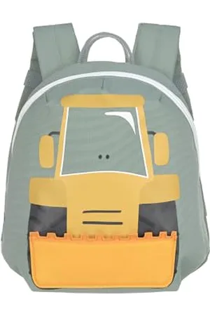 LÄSSIG Kleiner Kinderrucksack für Kita Kindertasche Krippenrucksack mit Brustgurt, 20 x 9.5 x 24 cm, 3,5 L/Tiny Backpack Excavator