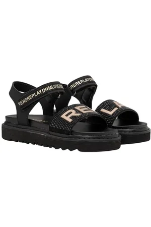 Replay Mädchen Sandalen mit Klettverschluss, Weiß (White Silver 081), 30