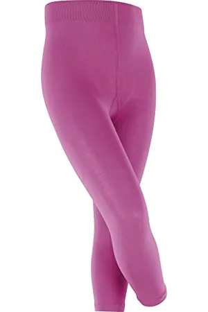 Falke Unisex Kinder Cotton Touch Leggings atmungsaktive nachhaltige Baumwolle elegant fein glatt druckfreier Komfortbund rutschfrei strapazierfähig 1 Stück