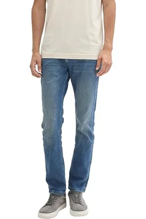 TOM TAILOR Herren 1043715 Josh Regular Slim Jeans mit Stretch, 10119-Used Mid Stone Blue Denim, 40 W/34 L