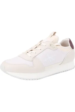 Calvin Klein Jeans RETRO RUNNER SOCK MULTIFUNCT Turnschuhe Herren, Braun (Eggshell/C White), 40 EU