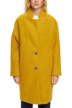 ESPRIT Damen 082ee1g338 Jacke, Dusty Yellow, XL EU