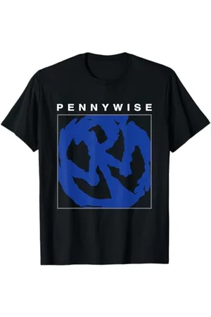 Pennywise Offizielles Lizenzprodukt T-Shirt Unisex Erwachsene Kinder Kurzarm Crew-Ausschnitt Regular Klein EU Pull-On Einfarbig T-Shirt