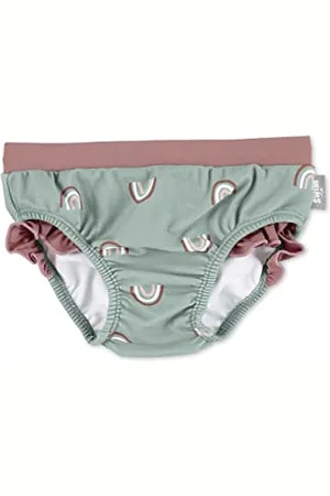 Sterntaler Badehose mit Regenbogen Print - UV-Schutz 50+ Schwimmhose - Mädchen Badehose mit praktischer Kordel zur Weitenregulierung, , Größe 104
