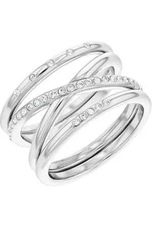Calvin Klein Ring für Damen Kollektion MINIMAL LINEAR mit Kristallen - 35000203D
