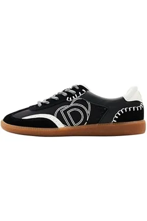 Desigual Damen Shoes_HERI_Color Sneaker, Black, 40 EU