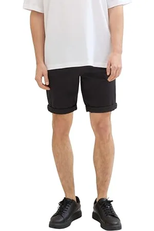 TOM TAILOR Herren Slim Chino Bermuda Shorts mit Stretch, , M