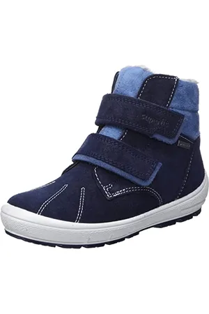 Superfit Jungen GROOVY Boot, Schneestiefel, BLAU 8000, 22