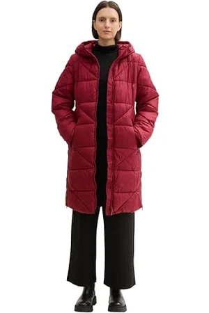 TOM TAILOR Damen 1042916 Jacke, 35930-Deep Red, M